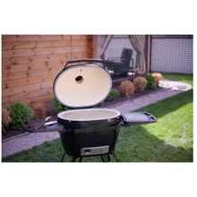 Керамический угольный гриль Large Oval All in One: Размер 70х71х55 см