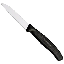 Кухонный нож Victorinox SwissClassic Paring 8см черный (6.7403): Лезвие нержавеющая сталь