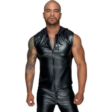 Безрукавка с капюшоном Noir Handmade H062 Hooded Shirt Black, 3XL: Для кого Для мужчин