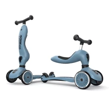 Самокат Scoot&Ride серии Highwaykick-1 серо-синий, до 3 лет/20кг: Количество колес 3
