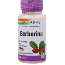 Solaray, Berberine, 500 mg, 60 VegCaps (SOR-47705): Форма выпуска Капсулы