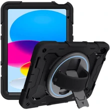 Аксессуар для iPad BeCover Armored Shockproof Case Horizontal Handle Black for iPad 10.9 (2022 / 2024) / iPad 11 2025 (712151): Цвет черный