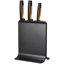 Набор кухонных ножей Fiskars FF с черной подставкой 4 пр. (1057555): Наименование Набор ножей с подставкой