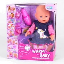 Пупс Warm Baby WZJ 058 A-574 10 функций, с аксессуарами: Производитель Warm Baby