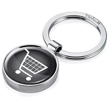 Брелок Troika Shopping чорний (KYR14-A143): Стать Унисекс
