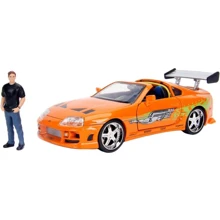 Машина металлическая Jada Форсаж Toyota Supra 1995 с фигурой Брайана Оранжевая 1:24 (253205001): Тип Готовая модель