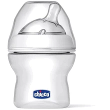 Пляшка пластикова Chicco Natural Feeling 150мл. соска силіконова 0 + нормальний потік (80711.00.50): Матеріал пластик