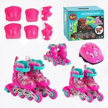 Ролики раздвижные Best Roller 10210-XS колеса PVC (26-28) Розовые: Цвет розовый