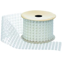 Лента декоративная Jumi 1.0 м текстиль с пайетками белый (5900410349353WHITE): Производитель Jumi