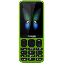 Мобильный телефон Sigma mobile X-style 351 LIDER Green (UA UCRF): Дисплей 3.5 TFT (320х480)