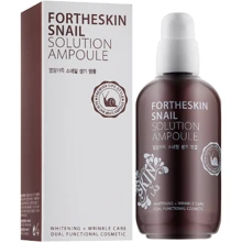 Fortheskin Snail Solution Ampoule Сыворотка для лица с муцином улитки 3х100 ml: Пол Для женщин
