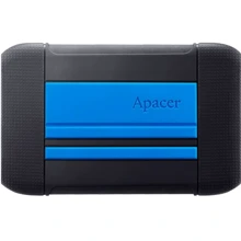 Внешний жесткий диск Apacer AC633 1 TB Speedy Blue X Tough Black (AP1TBAC633U-1): Размеры, мм 139.5x88.36x21.6