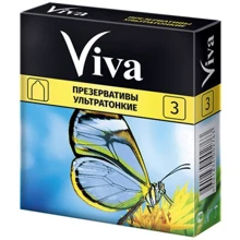 Презервативи VIVA ультратонкі 3 шт: Тип Ультратонкі
