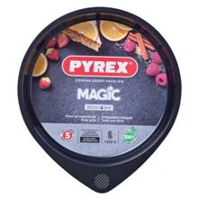PYREX MAGIC мет.форма кругл д/пирога 26см (MG26BA6): Крышка Нет