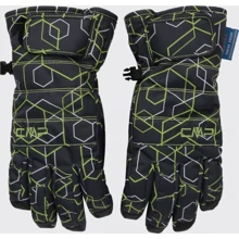 Детские горнолыжные перчатки CMP Kids Ski Gloves 4 antracite-limegreen-b.co темно-серые (6525102J-09ZD): Пол Мальчик