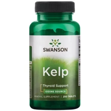 Swanson Kelp Iodine Source 225 mcg Йод из водорослей 250 таблеток: Тип Йод