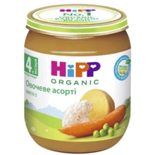 Пюре HIPP овощное ассорти, 125 гр (9062300100287): Вид Овощное