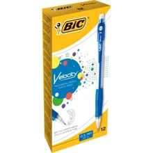Набір механічних олівців BIC Velocity 0.5 мм HB з ластиком 12 шт (3086126645506): Тип прості