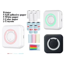 Детский беспроводной мини термопринтер Mini Printer C 64261 с бумагой и фломастерами: Тип принтер