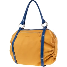 Женская сумка бочонок Laskara желтая (LK-10251-yellow): Пол Женский