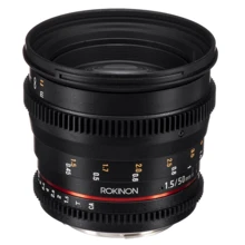 Объектив для фотоаппарата Rokinon Cine DS 50mm T1.5 (Canon): Тип объектива Портретный
