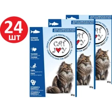 Влажный корм для котов Cat Joy Лосось в соусе 24х85 г (5949060224139): Тип Влажный корм