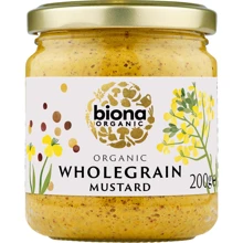 Горчица цельнозерновая Biona Organic Wholegrain Mustard органическая 200 г (5032722304932): undefined undefined