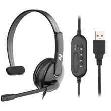 Навушники 2E CH12 Mono On-Ear USB (2E-CH12MU): Тип конструкції накладные