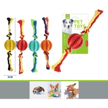 Игрушка Nunbell для собаки мяч с канатом для чистки зубов 5см (Z80455): Производитель Nunbell