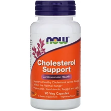 Now Foods Cholesterol Support, 90 Veg Capsules (NOW-03313): Тип хром