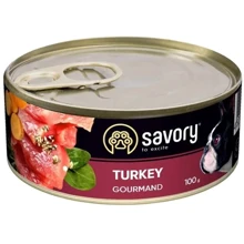 Влажный корм Savory Dog Gourmand для собак с индейкой 100 г: Тип Влажный корм