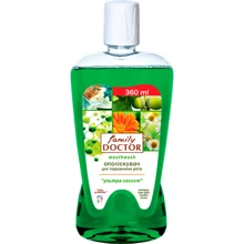 Family Doctor Ополіскувач для ротової порожнини ультра-захист 360 ml: Призначення Очищение