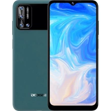 Смартфон Doogee N40 Pro 6/128 Green: Дисплей 6.52" IPS (1600x720 пікселів) / 269ppi