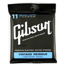 Струна для гитар Струны для электрогитары Gibson SEG-VR11 Vintage RE-Issue Pure Nickel Wound .011-.050: Тип Комплект струн