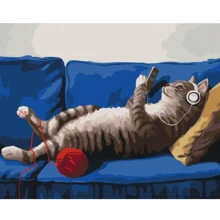 Картина по номерам Brushme Ленивое воскресенье ©Lucia Heffernan 40х50 см (BS53481): Производитель Brushme