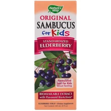Nature's Way Original Sambucus For Kids Elderberry 8 fl oz (240 ml) Черная бузина: Форма выпуска Жидкость