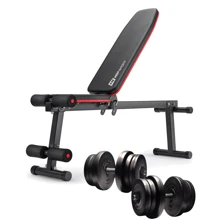 Скамья для жима и пресса Набор Elitum Titan гантели 2х31 кг со скамьей Hop-Sport HS-1010 Pro (00-G00000322): Вид применения домашний