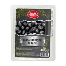 Маслини FIMTAD чорні в'ялені Siyah Zeytin 400 г (8681957371409): Вага нетто 400 г