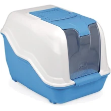 Туалет для кошек MPS Netta Blue бокс с фильтром 54x39x40 см голубой: undefined undefined