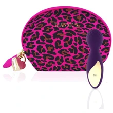 Мини вибромассажер Rianne S: Lovely Leopard Purple + чехол-косметичка: Для кого Для женщин