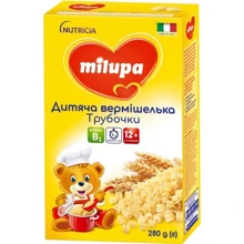 Milupa вермишелька «трубочки» 280 г от 12 мес.: Вкус Без фруктово-овощных добавок