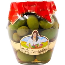 Оливки зеленые Bella Contadina Кастельветрано Ночелара целые в рассоле 580 мл (8033162868296): Объем 580 мл