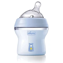 Пляшечка Chicco Natural Feeling 150 мл блакитний (81311.20): Матеріал пластик