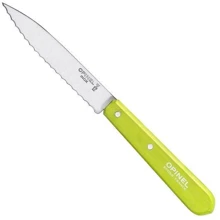 Opinel №113 Serrated 10.1 см салатовый (204.65.72): Лезвие нержавеющая сталь