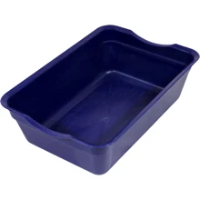 Туалет Lucky Pet глубокий без сетки 40x27x12 см синий (553591): Вид Открытый