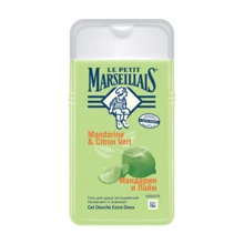 Le Petit Marseillais 250 ml Гель для душа Мандарин и Лайм: Назначение Очищение