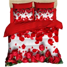 Комплект постільної білизни LightHouse Ranforce+3D Red Roses євро червоний (124OZ_2,0): Матеріал ранфорс