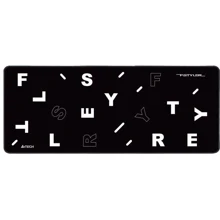 Игровая поверхность A4Tech FP75 (Black): Материал Ткань