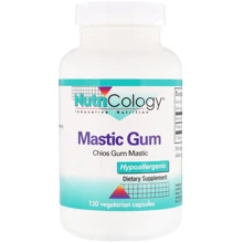 Nutricology Mastic Gum 120 Veggie Caps Смола мастикового дерева: Форма випуску капсули