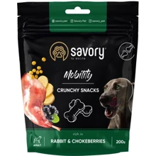Лакомства для здоровья суставов собак Savory с кроликом и черноплодной рябиной 200 г (4820232631362): Производитель Savory